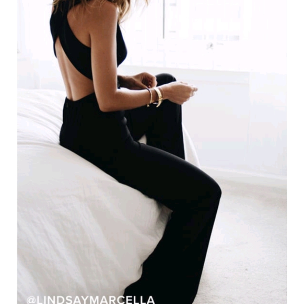 Lulu's Thinking Out Loud Backless Jumpsuit
